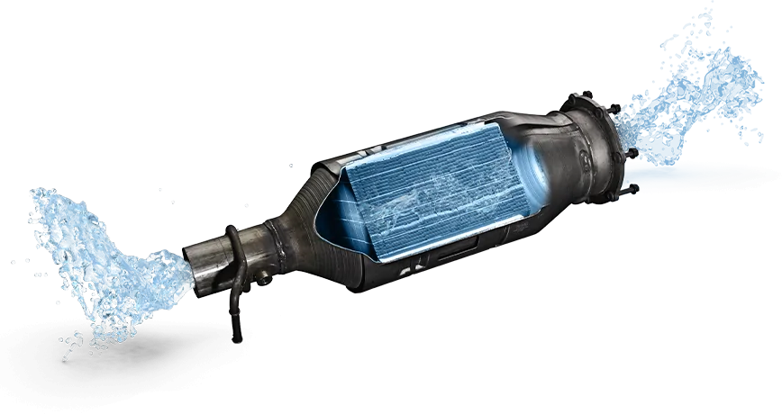 Nettoyage recyclage filtre à particules fap